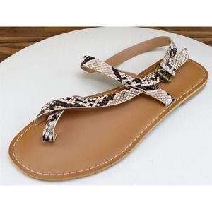 Old Navy‎ Size 6 Sandal Strappy Brown Synthetic Women M